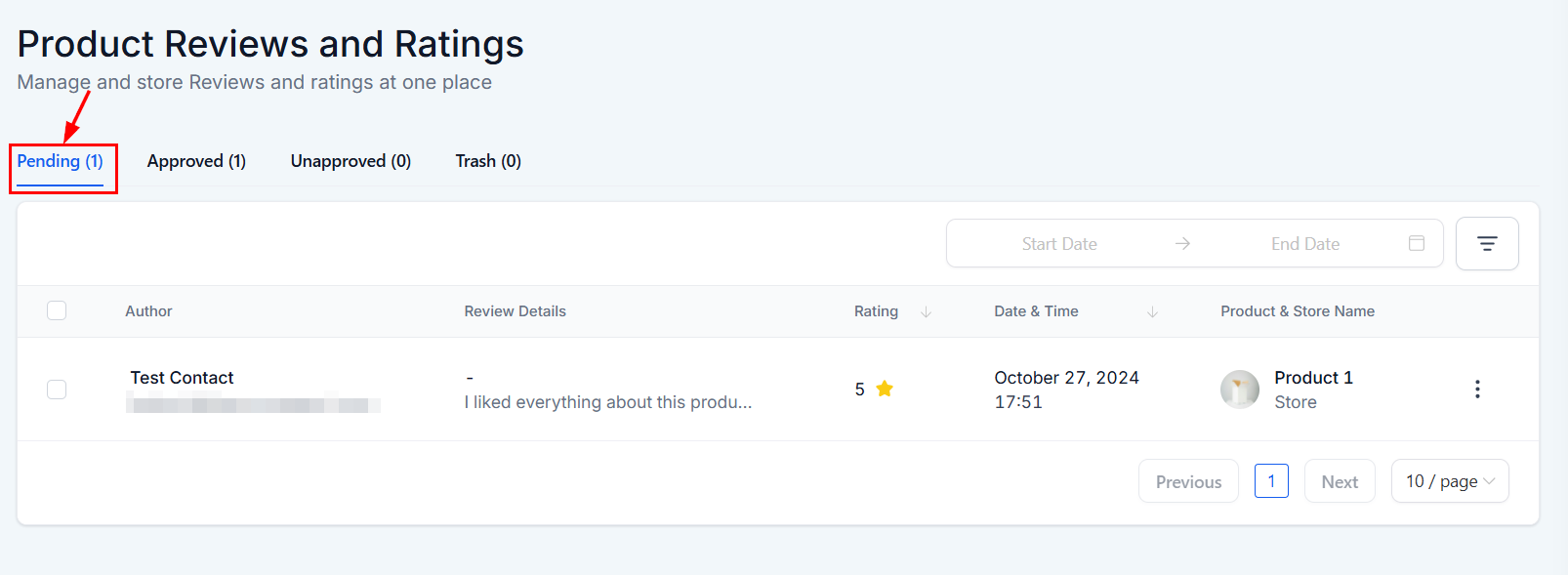 Reviews in Products Overview – figure 4