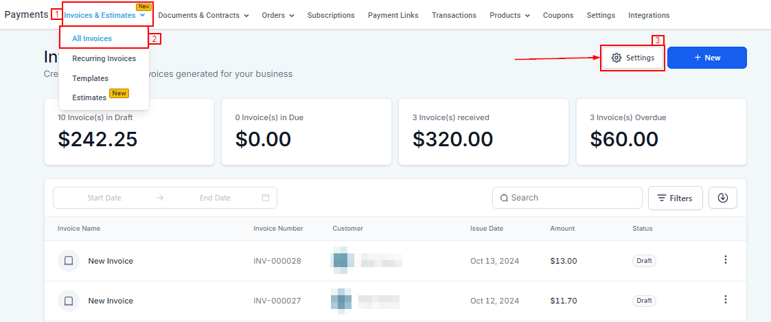 Schedule Reminders for Invoices – figure 1