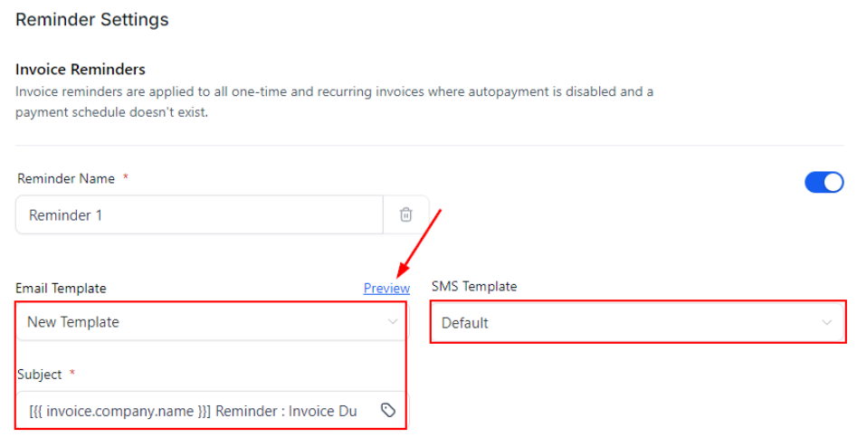 Schedule Reminders for Invoices – figure 4