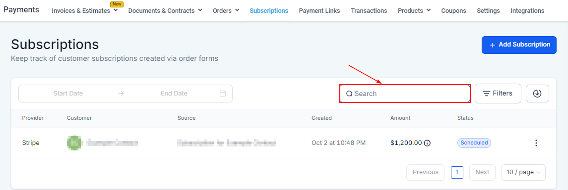 Subscriptions – figure 3