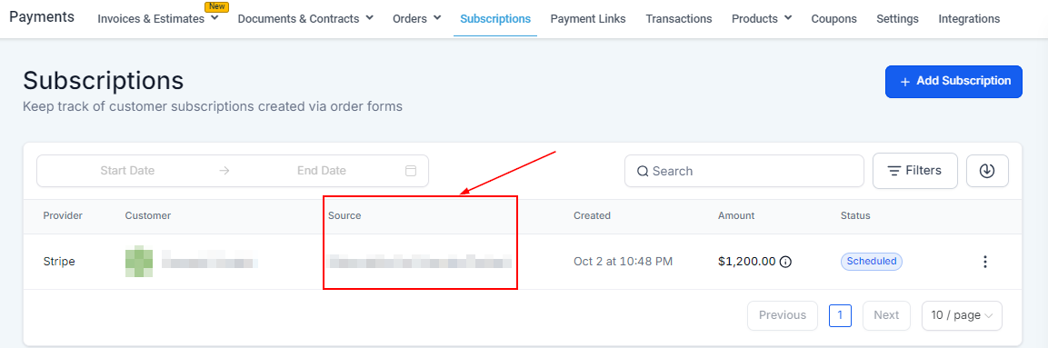 Subscriptions – figure 8