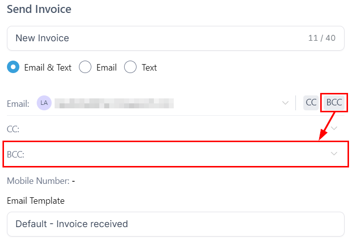 Utilizing CC and BCC in Invoices – figure 6