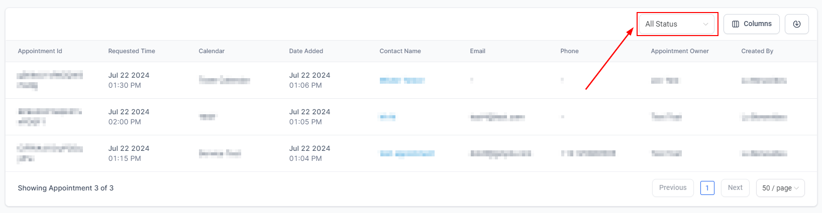 Appointment Report - Overview – figure 11