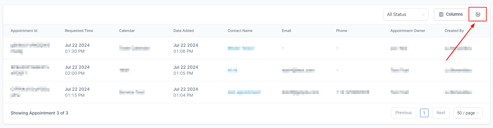 Appointment Report - Overview – figure 13