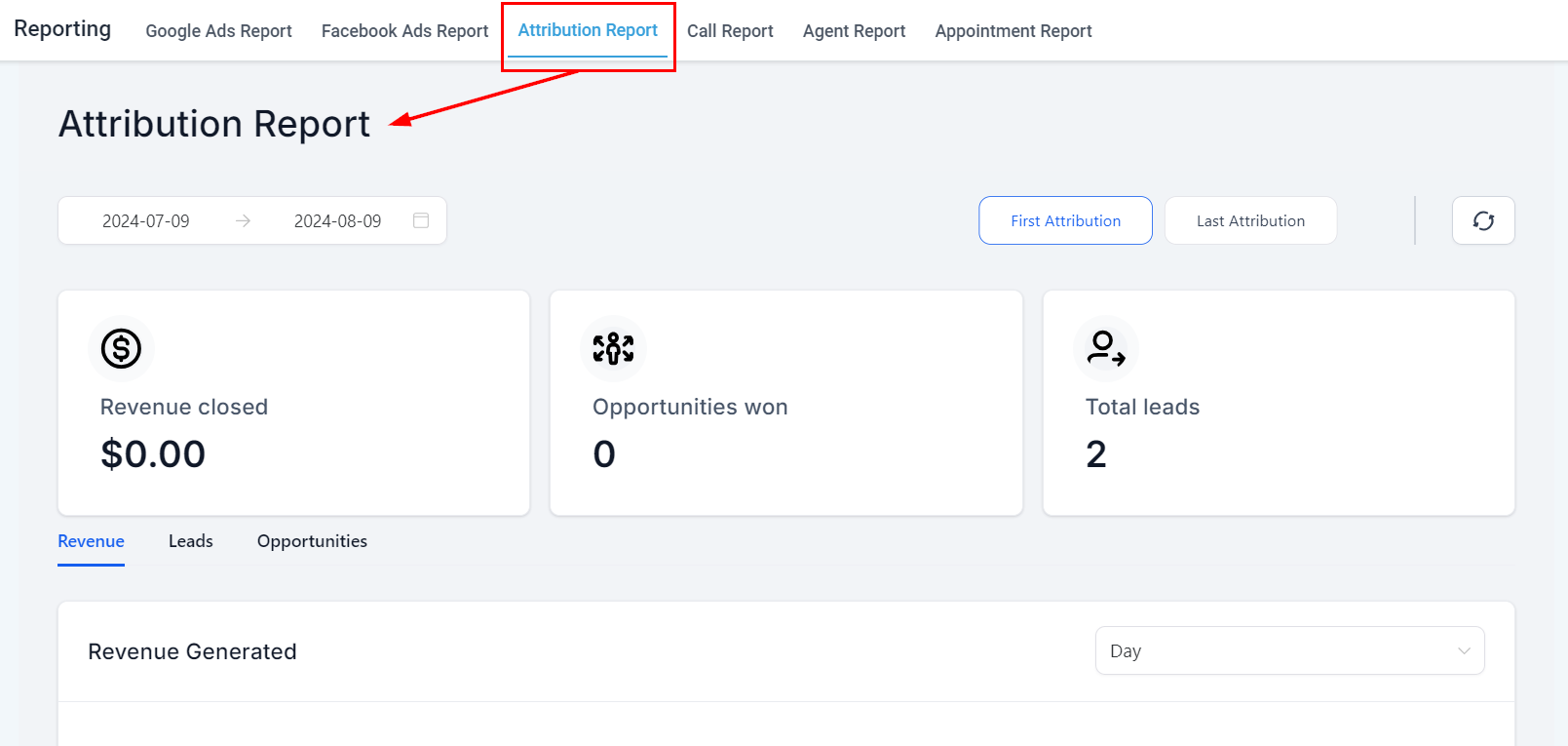 Attribution Report - Overview – figure 1