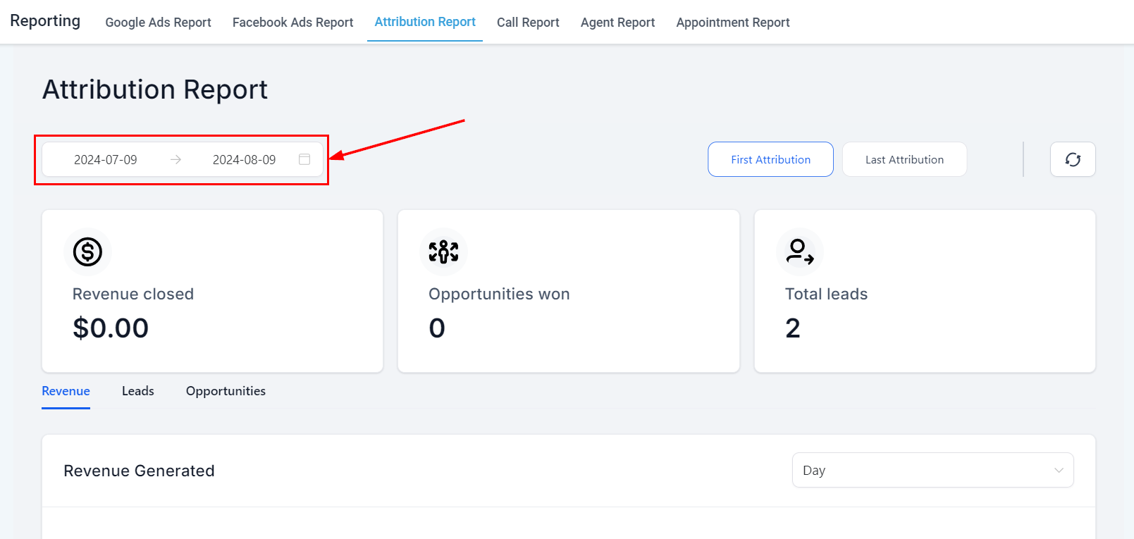 Attribution Report - Overview – figure 2