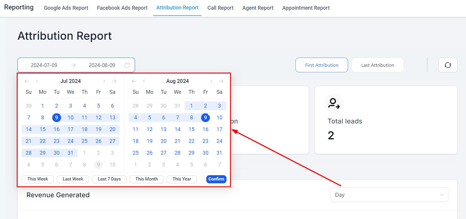 Attribution Report - Overview – figure 3