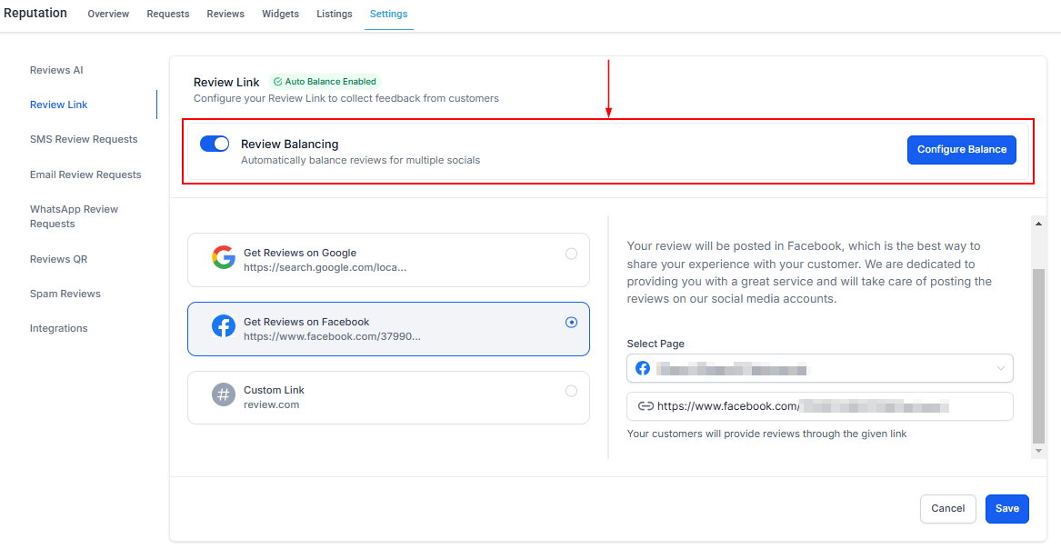 Reputation Settings – figure 4