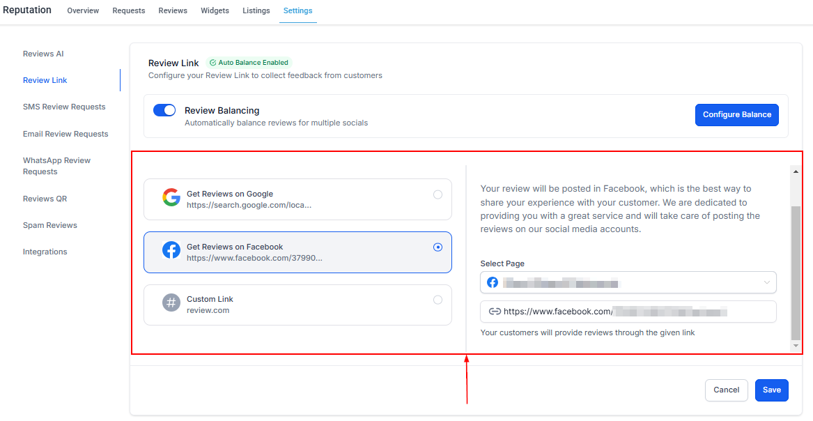 Reputation Settings – figure 5