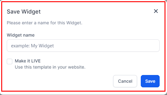 Review Widget Customization – figure 6