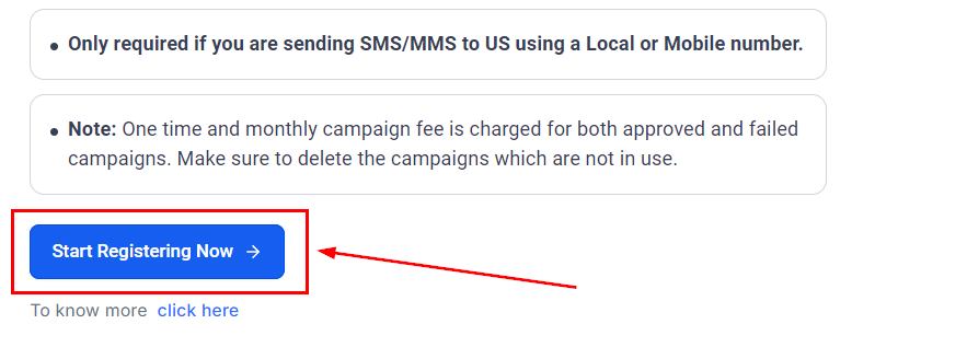 A2P - Brand and Campaign Registration – figure 2