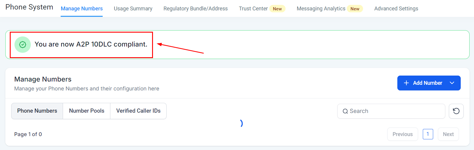 A2P - Brand and Campaign Registration – figure 10