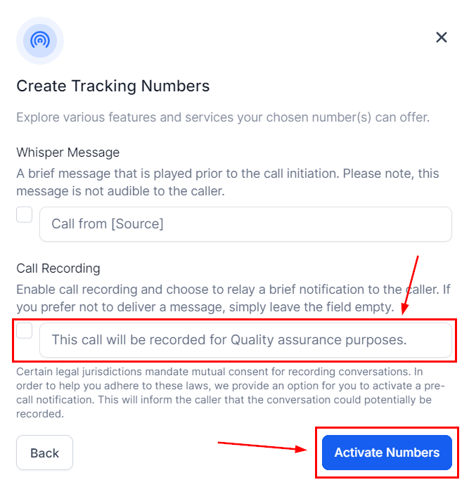 Business Insights Through Call Recording and Tracking Setup – figure 9