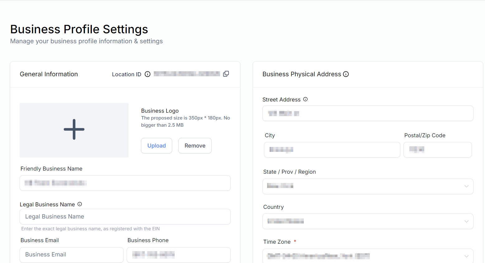 Business Profile – figure 1