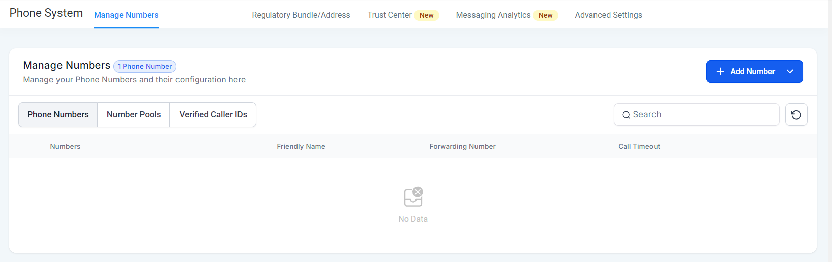 Call Tracking Setup – figure 1