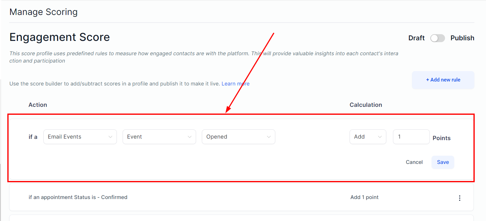 Contact Engagement Score – figure 4