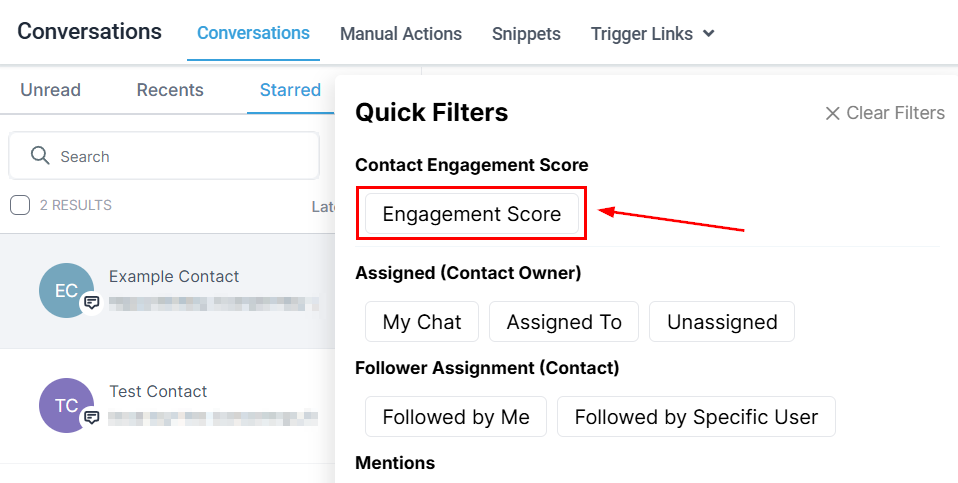 Contact Engagement Score – figure 5