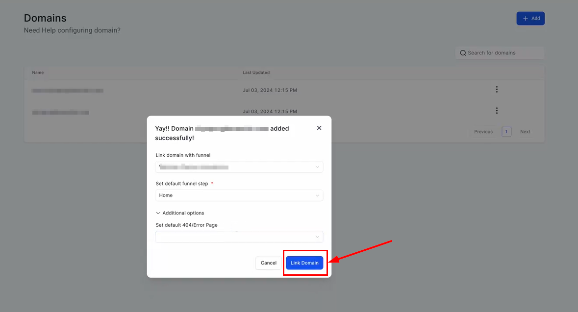 Creating a Subdomain in NameCheap – figure 4