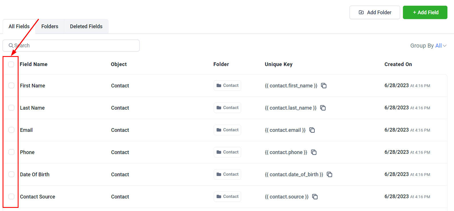 Custom Fields Overview – figure 4