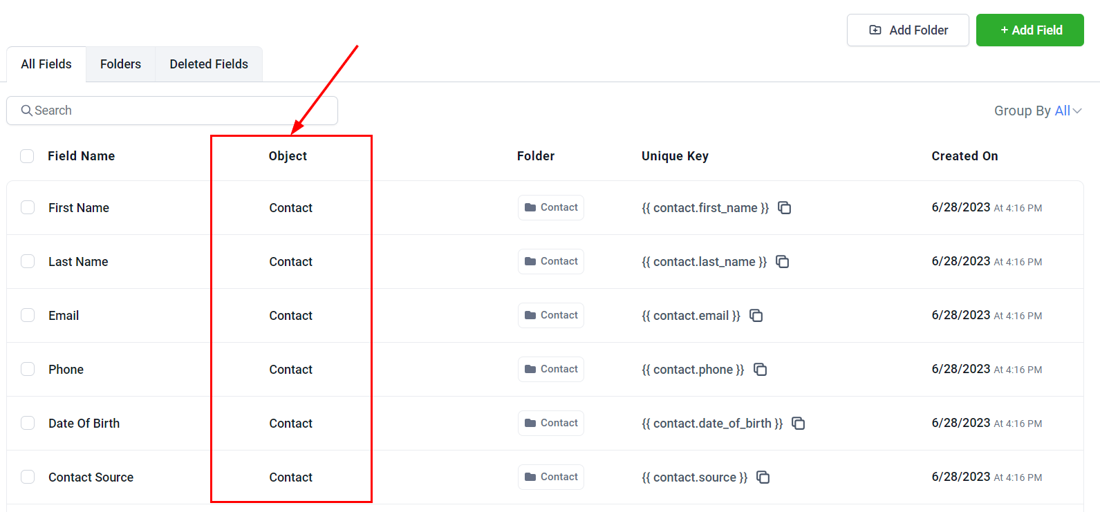 Custom Fields Overview – figure 7