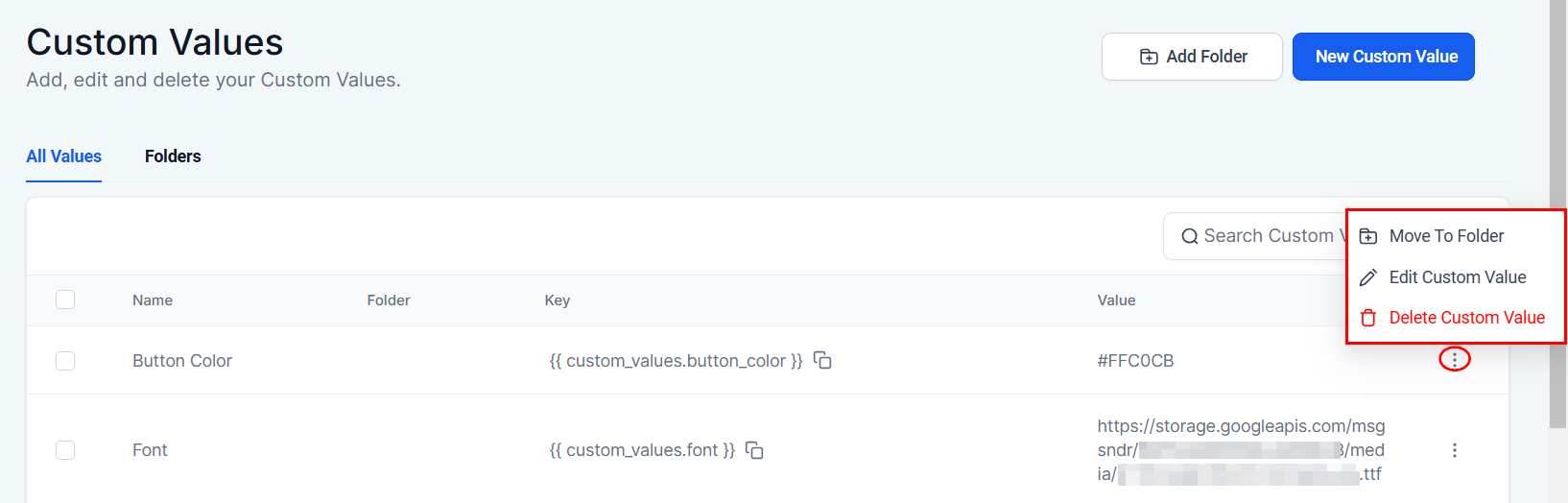 Custom Values – figure 9