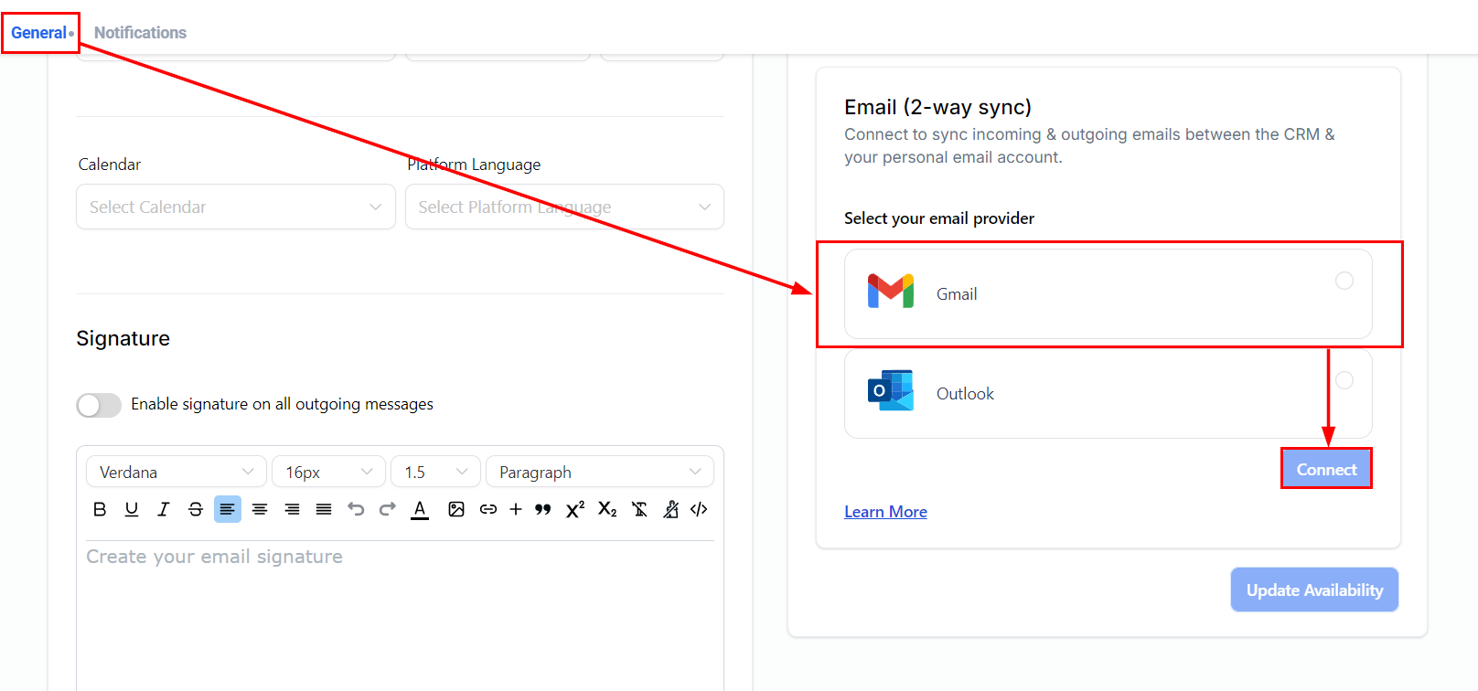 Gmail 2-way Sync – figure 1