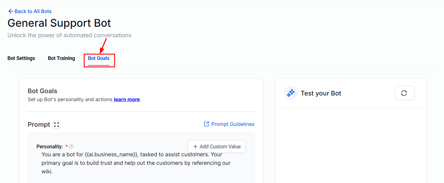 How to Add Contact Info Using the AI Bot – figure 2