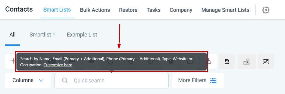 How to Configure Searchable Fields for Objects – figure 6
