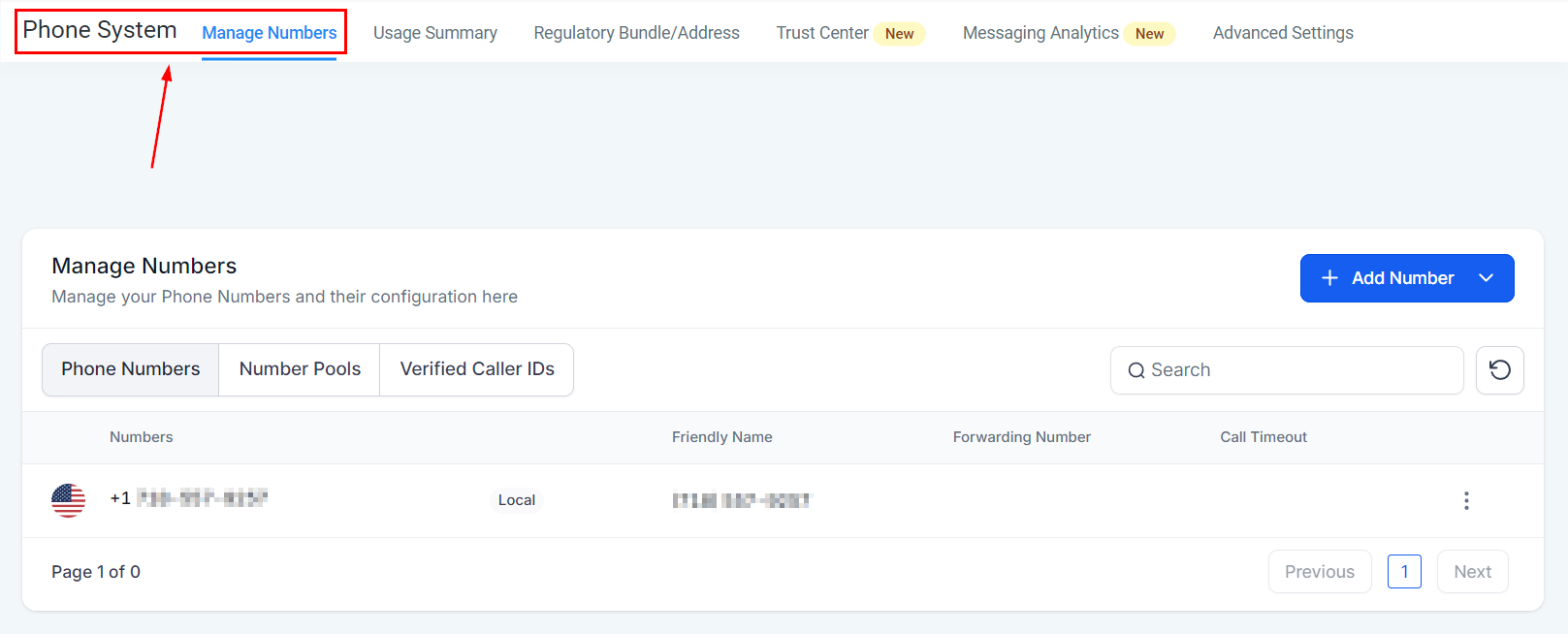 How to Configure Your Phone Number – figure 1