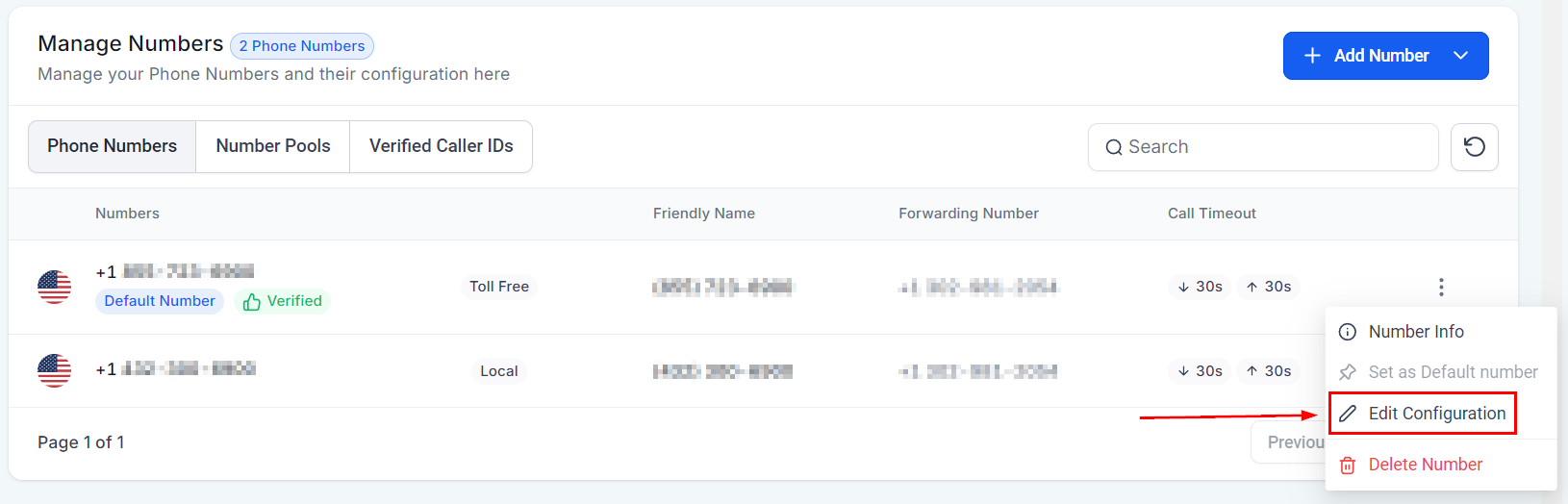 How to Configure Your Phone Number – figure 2