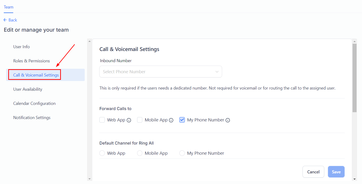 How to Configure Your Phone Number – figure 6