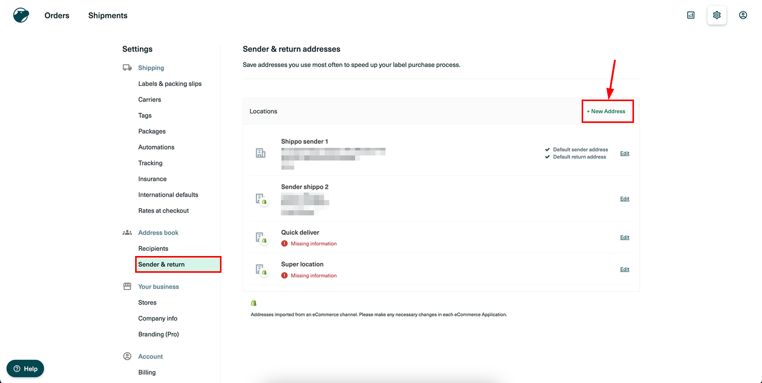 How to Connect Shippo Integration – figure 4