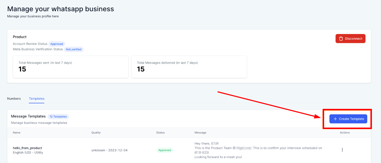 How to Create a WhatsApp Template – figure 1