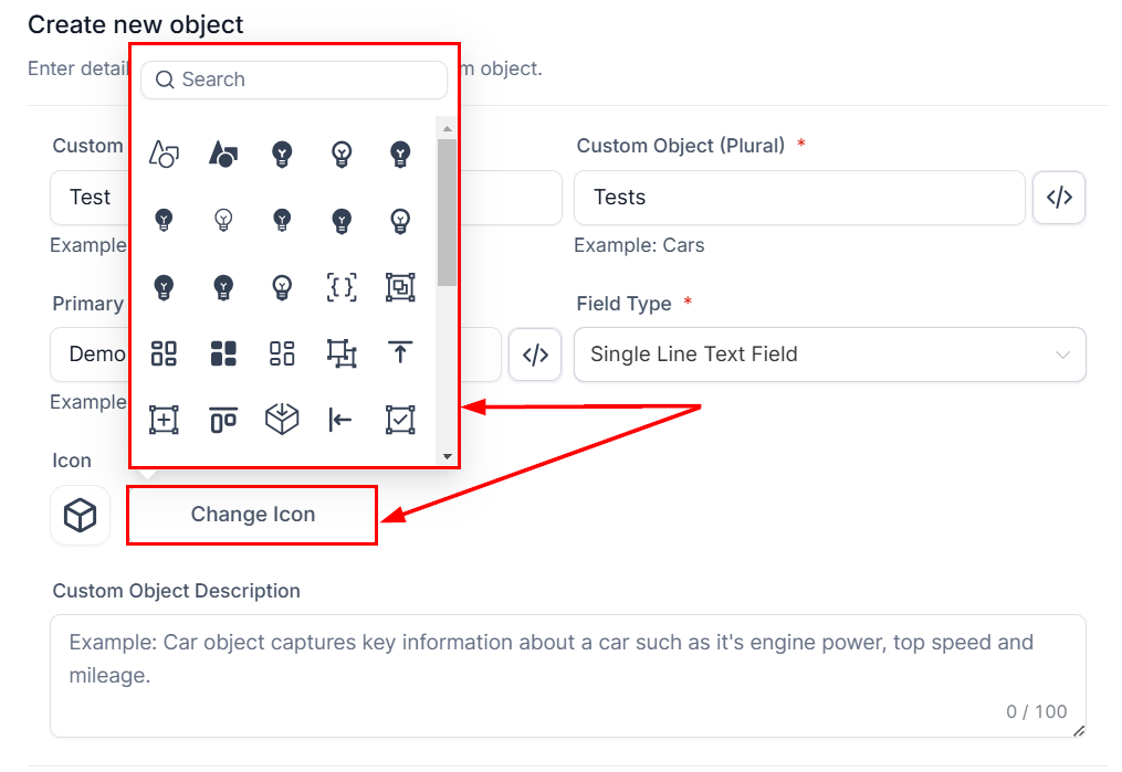 How to Create an Object – figure 5