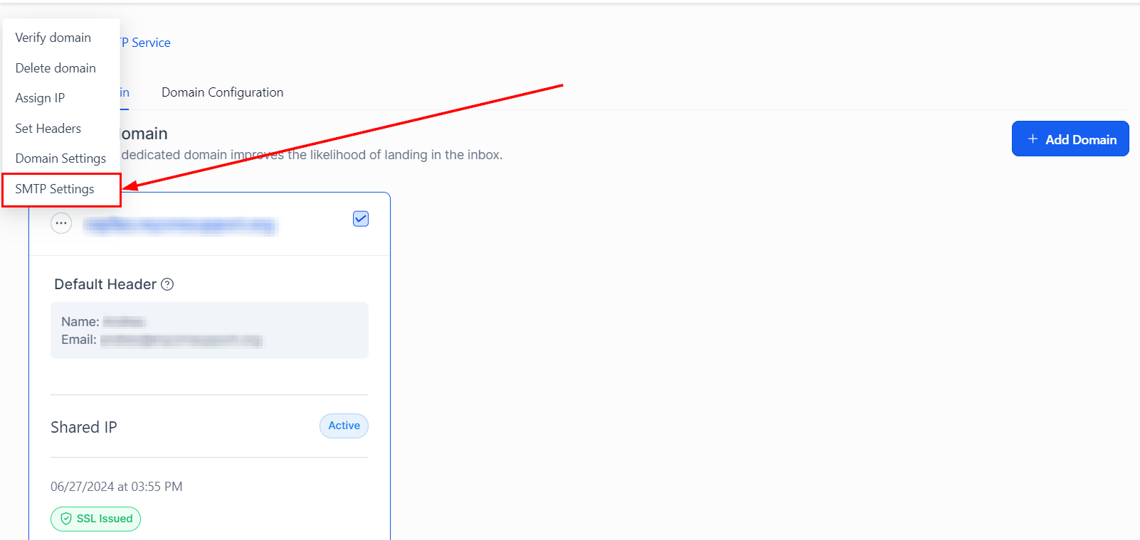 How to Create SMTP Credentials – figure 2
