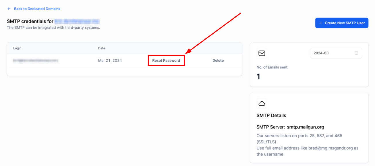 How to Create SMTP Credentials – figure 5