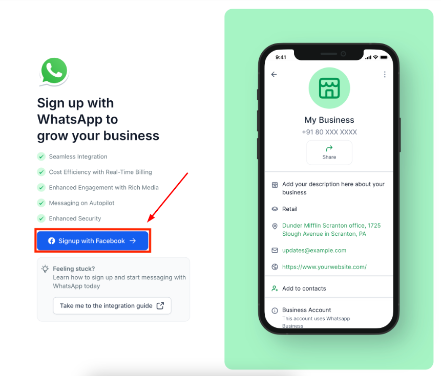 How to Integrate WhatsApp – figure 2