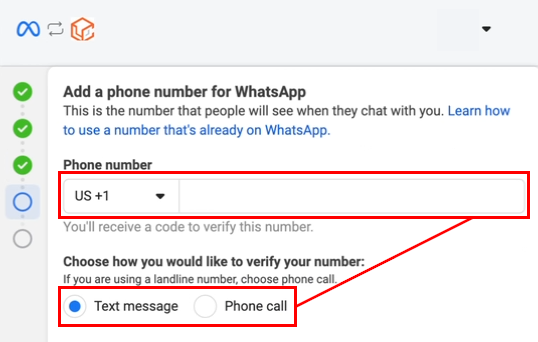 How to Integrate WhatsApp – figure 7