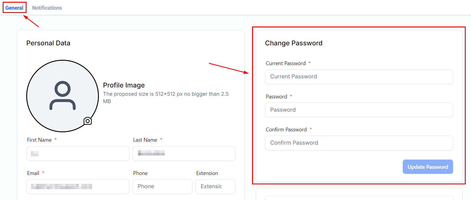 How to Reset Your Password Through My Profile & My Staff – figure 1