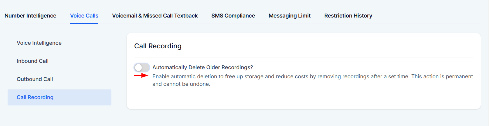 How to Set Up Auto Delete for Call Recordings – figure 2