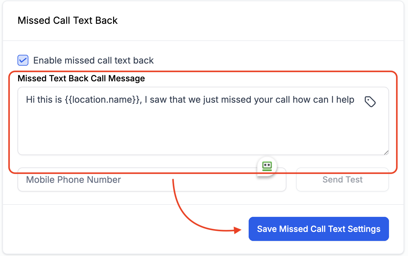 How to Set Up Automated Missed Call Text Back – figure 3