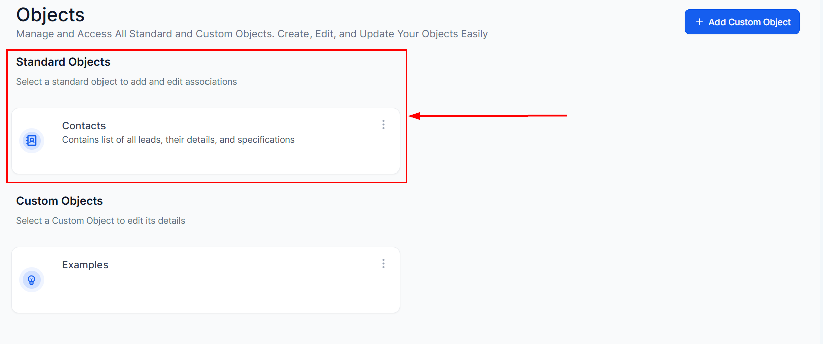How to Set Up Contact-to-Contact Association – figure 1