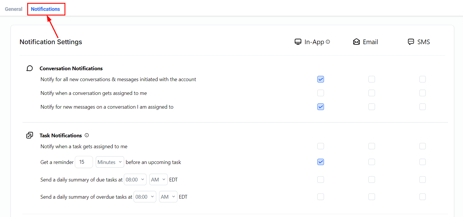 How to Set Up Daily Summary Reminders – figure 1