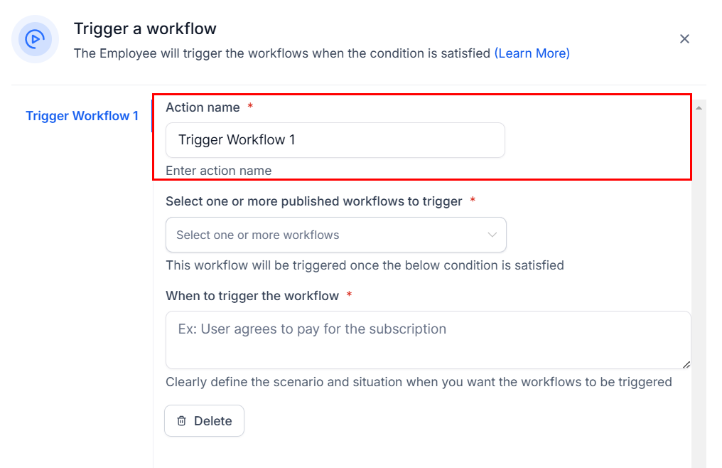 How to Trigger a Workflow within Conversation AI – figure 4