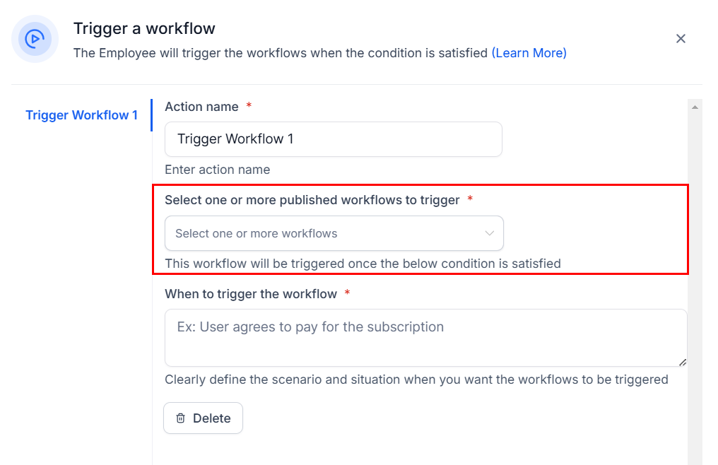 How to Trigger a Workflow within Conversation AI – figure 5