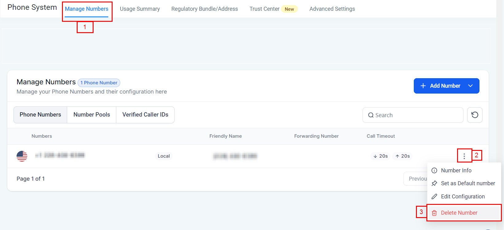 How to Update Your Outbound Number – figure 2