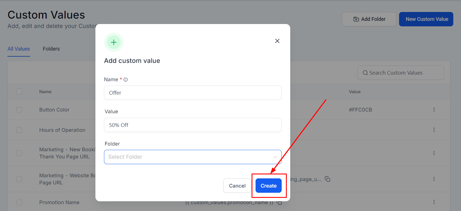 How To Use Custom Values – figure 3