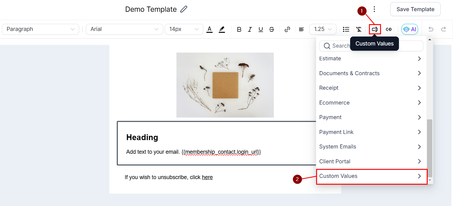 How To Use Custom Values – figure 11