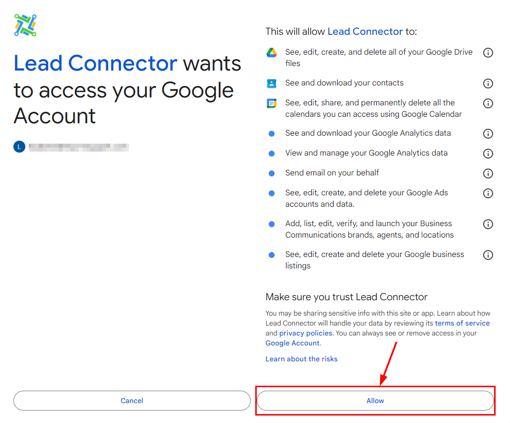Integrating Google Calendar – figure 6