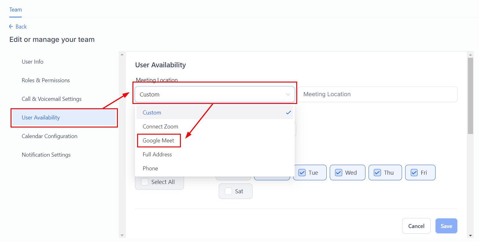 Integrating Google Meet for Virtual Appointments – figure 3
